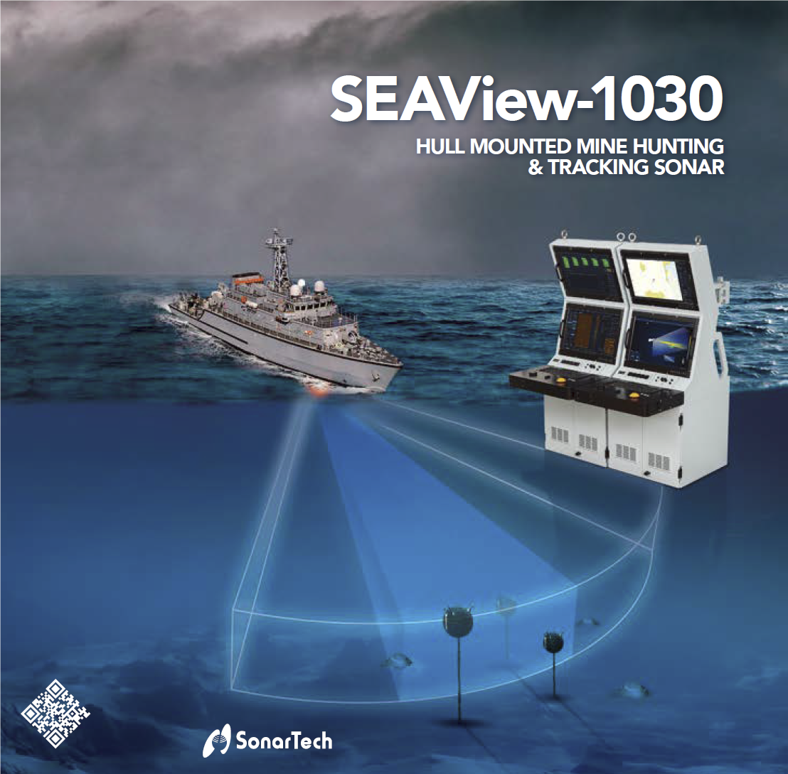 HỆ THỐNG SONAR GẮN ĐÁY MŨI TÀU TÌM KIẾM VÀ PHÁT HIỆN MÌN, THỦY LÔI - SEAView-1030